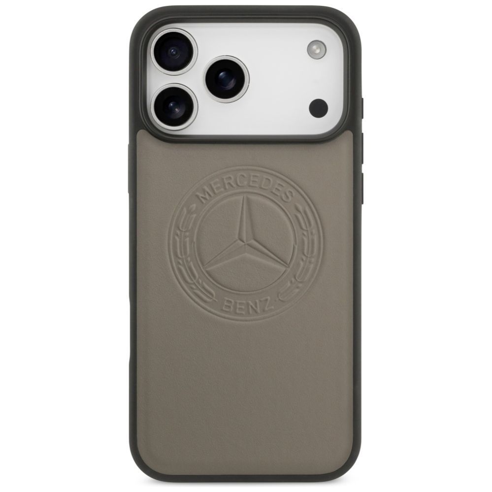 Muud kaubad Mercedes-Benz Mercedes Leather Vintage Logo MagSafe Case for iPhone 17 Pro Max - Beige