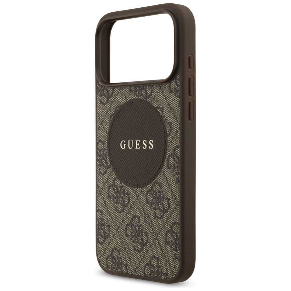 Muud kaubad Guess Guess 4G Circle Classic Logo MagSafe case for iPhone 17 Pro Max - brown