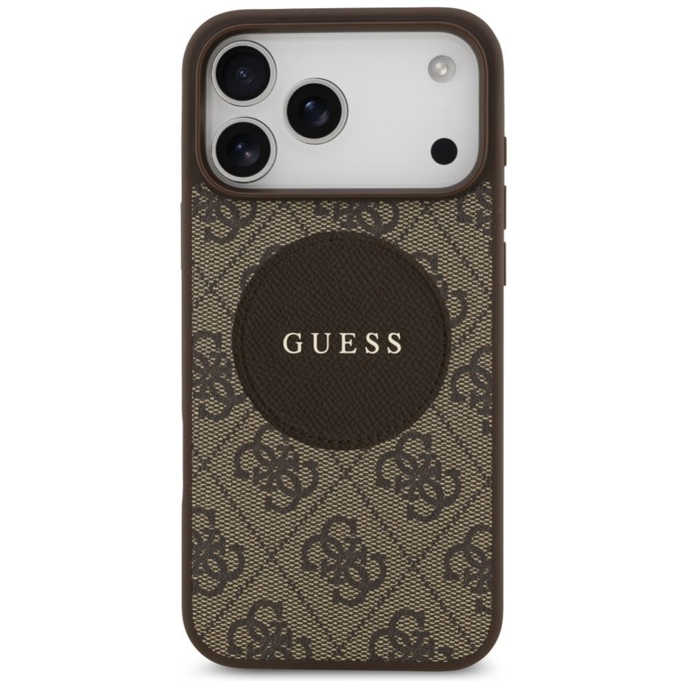Muud kaubad Guess Guess 4G Circle Classic Logo MagSafe case for iPhone 17 Pro Max - brown