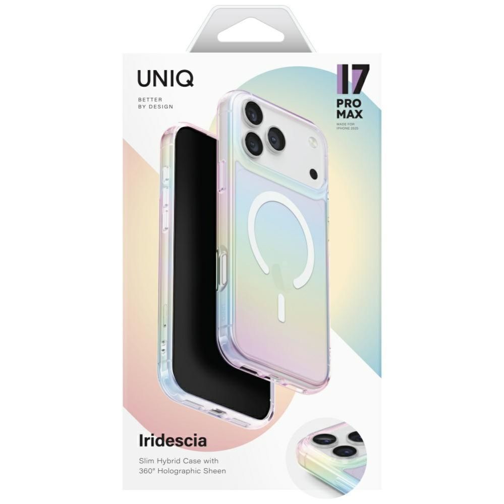Muud kaubad UNIQ Uniq Iridescia Case for iPhone 17 Pro Max Magclick Charging - Multicolor