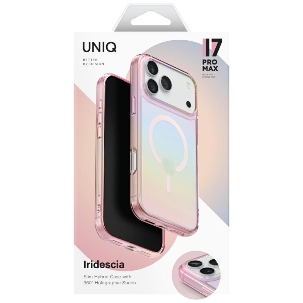 Muud kaubad UNIQ Uniq Iridescia Case for iPhone 17 Pro Max Magclick Charging - Multicolor