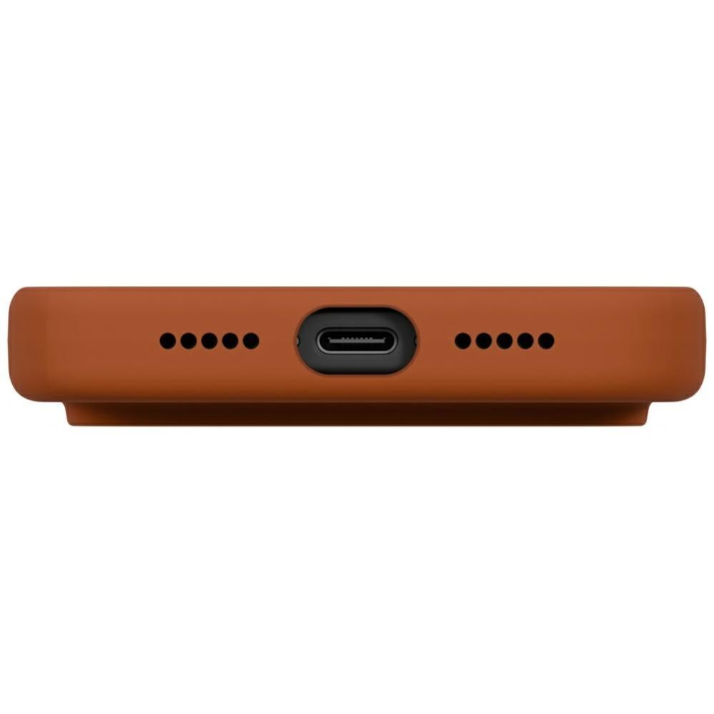 Citas preces UNIQ Uniq Lino iPhone 17 Pro Magclick Charging Case - Orange