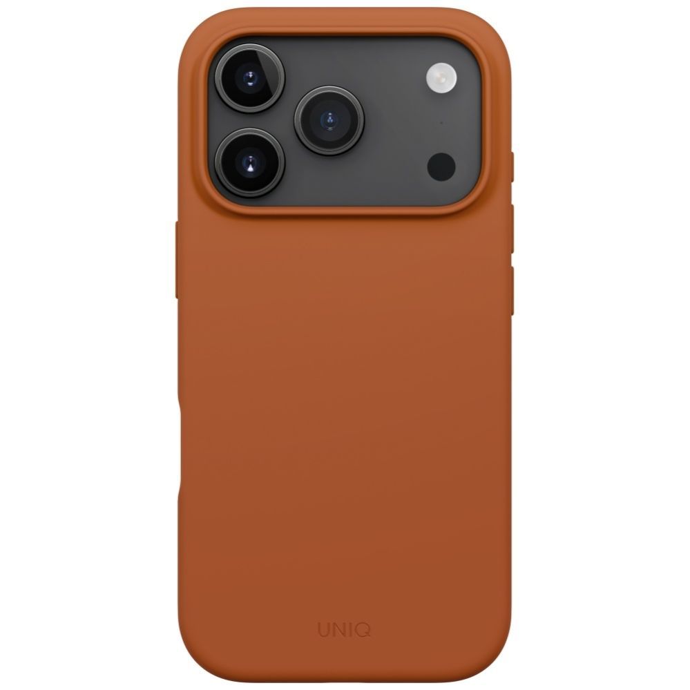 Citas preces UNIQ Uniq Lino iPhone 17 Pro Magclick Charging Case - Orange