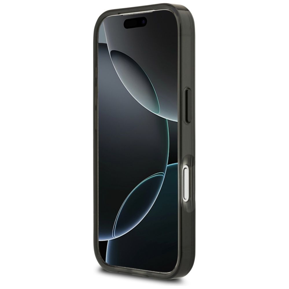 Citas preces BMW BMW M IML Metal Buttons Tricolor Lines MagSafe Case for iPhone 17 Pro - Black