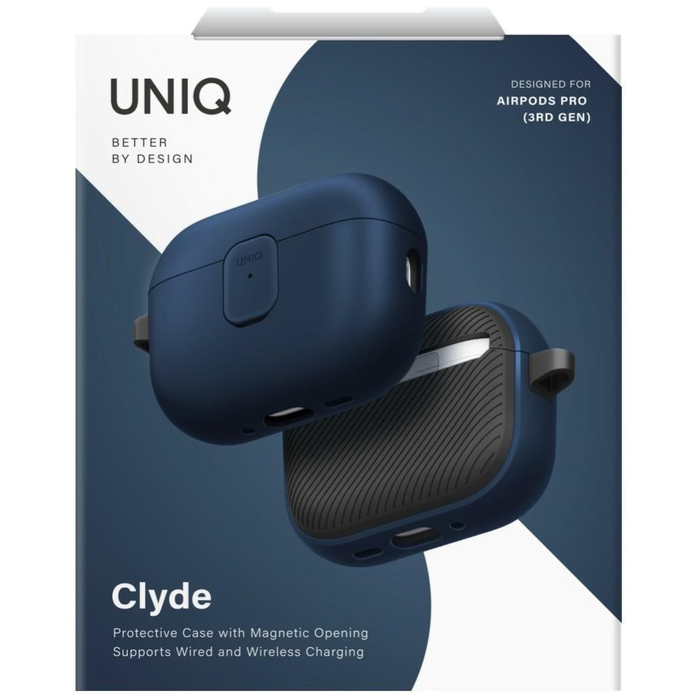 Muud kaubad UNIQ Uniq Clyde Case for AirPods Pro 3rd Gen - Blue/Gray