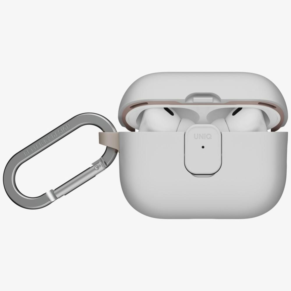 Citas preces UNIQ Uniq Clyde Case for AirPods Pro 3rd Gen - Gray-Beige