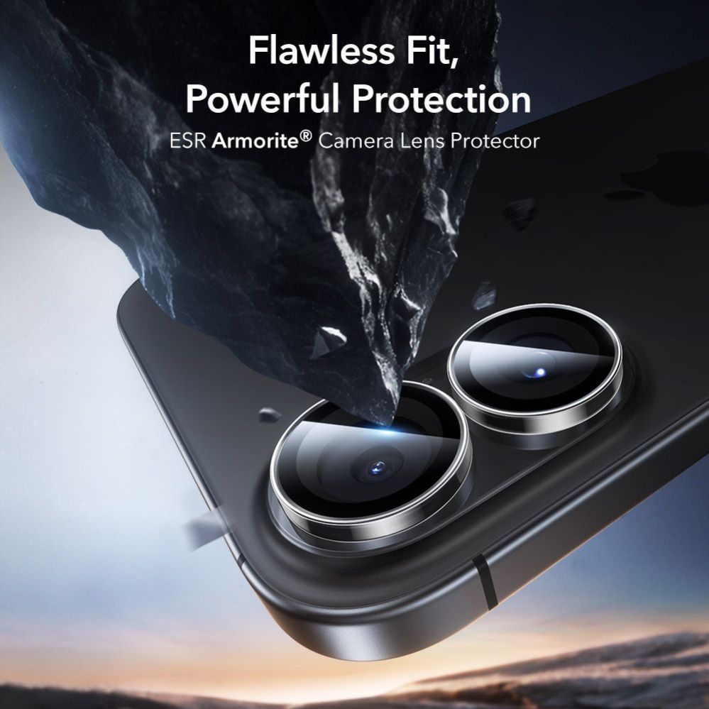 Citas preces ESR ESR Armorite Camera Cover for iPhone 16 / 16 Plus / 17 - Transparent