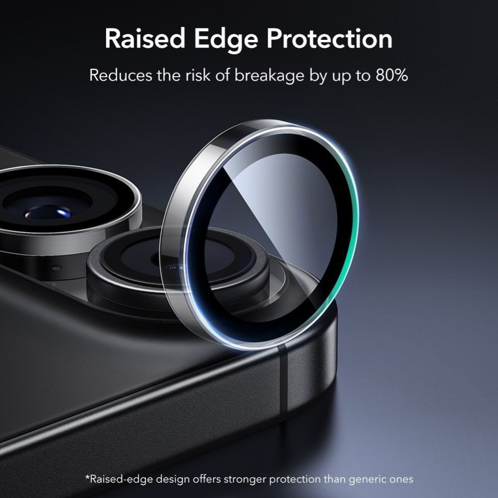 Citas preces ESR ESR Armorite Camera Cover for iPhone 16 / 16 Plus / 17 - Transparent