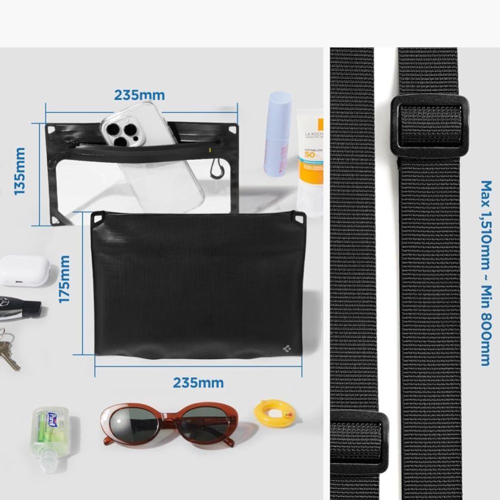 Muud kaubad Spigen Spigen A640 Waterproof Phone Bag - Black