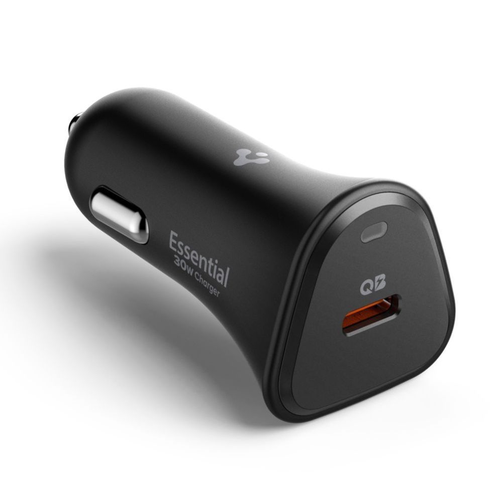 Citas preces Spigen Spigen Essential EV301 30W Car Charger - Black