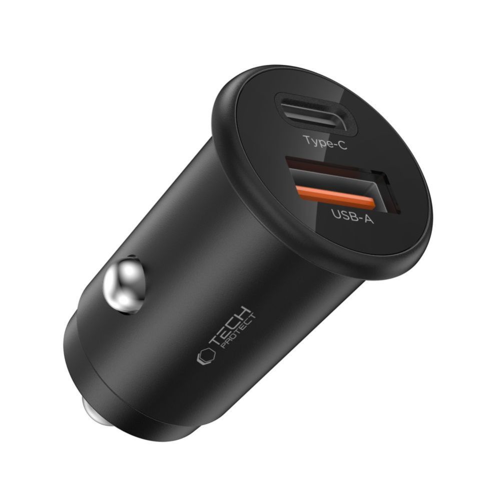 Muud kaubad Tech-Protect Tech-Protect CC02 35W Car Charger 2-Port USB-C / USB-A - Black