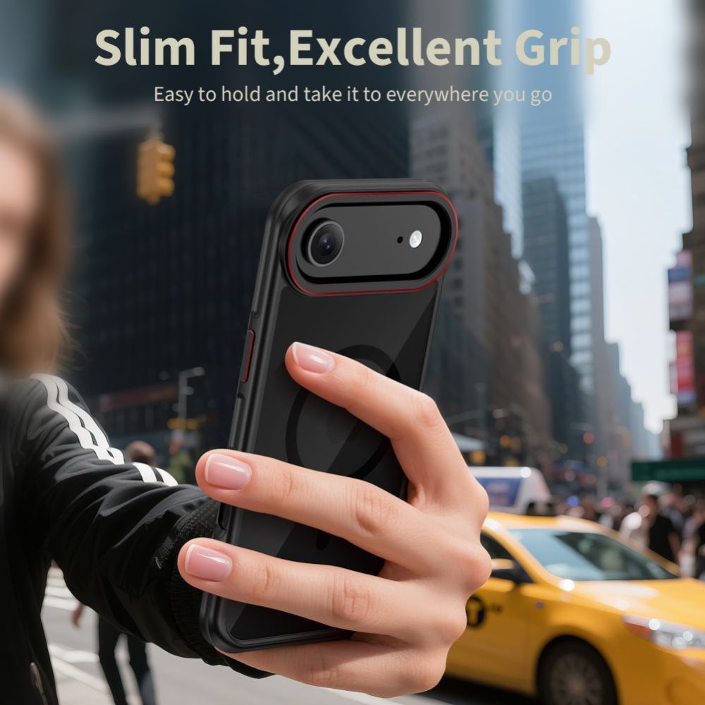 Muud kaubad Tech-Protect Tech-Protect MagHybrid MagSafe Case for iPhone Air - Black and Red