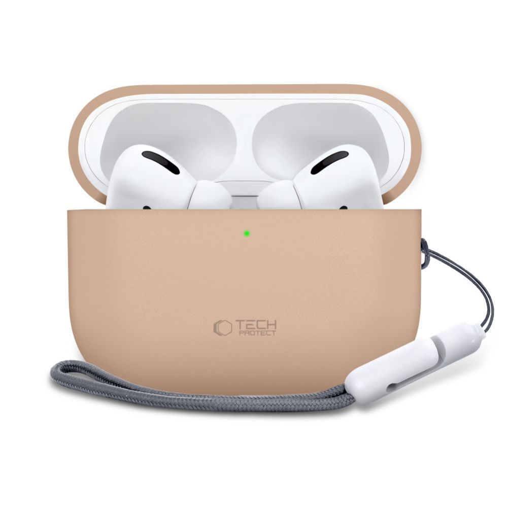 Citas preces Tech-Protect Tech-Protect Silicone Case for AirPods Pro 3 - Beige