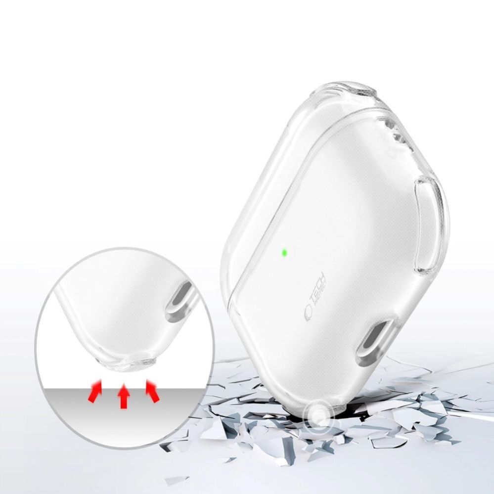 Citas preces Tech-Protect Tech-Protect Bounce Case for AirPods Pro 3 - Clear