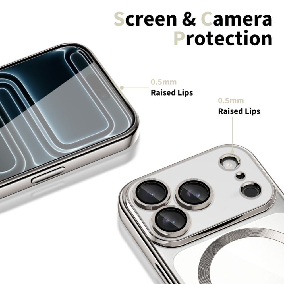 Other goods Tech-Protect Tech-Protect MagFlex MagSafe case for iPhone 17 Pro - transparent silver