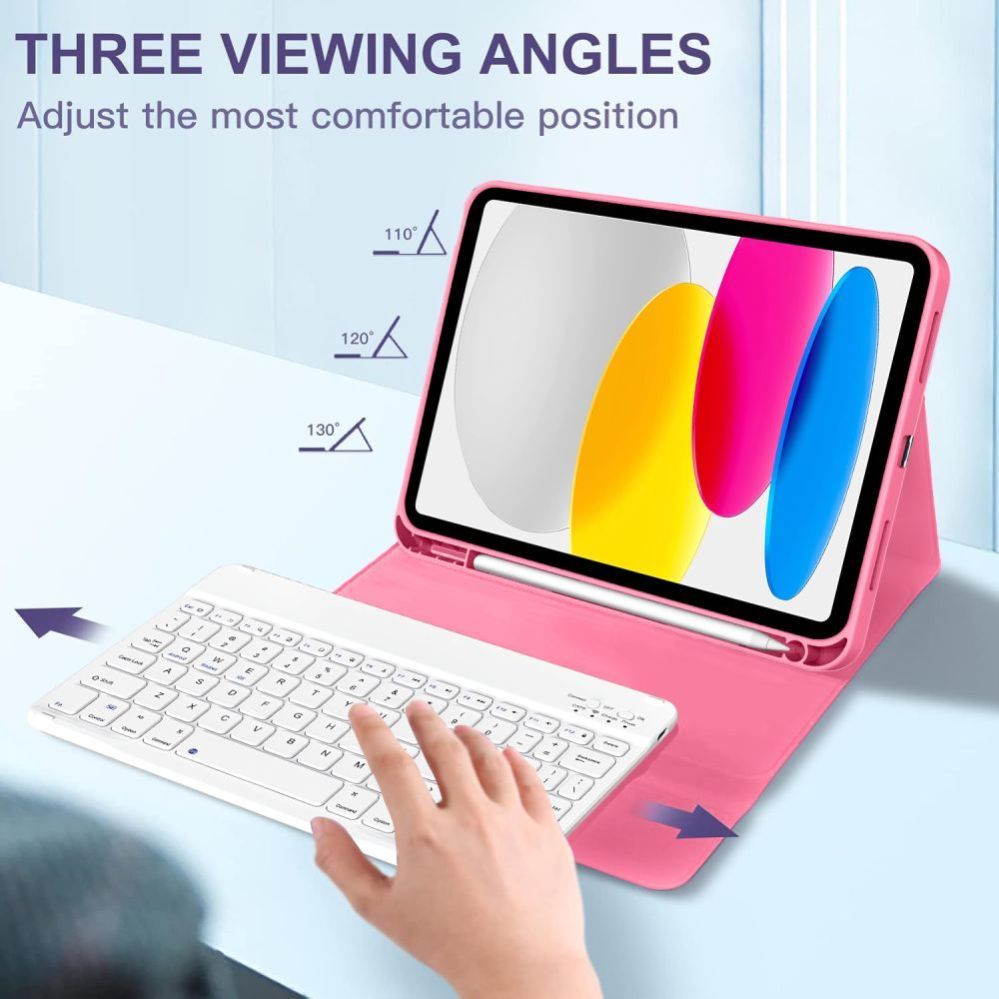 Citas preces Tech-Protect Tech-Protect SC Pen Case for iPad 10.9” 10 / 2022 / 11” 11 / 2025 - Pink