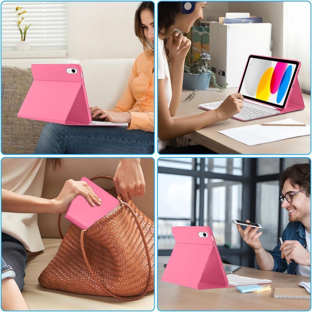 Citas preces Tech-Protect Tech-Protect SC Pen Case for iPad 10.9” 10 / 2022 / 11” 11 / 2025 - Pink