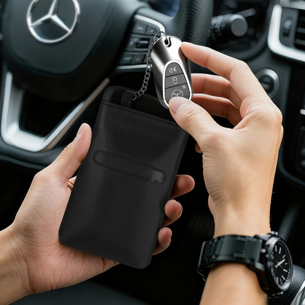 Citas preces Tech-Protect Tech-Protect KLR400 Anti-Theft Car Key Case - Black