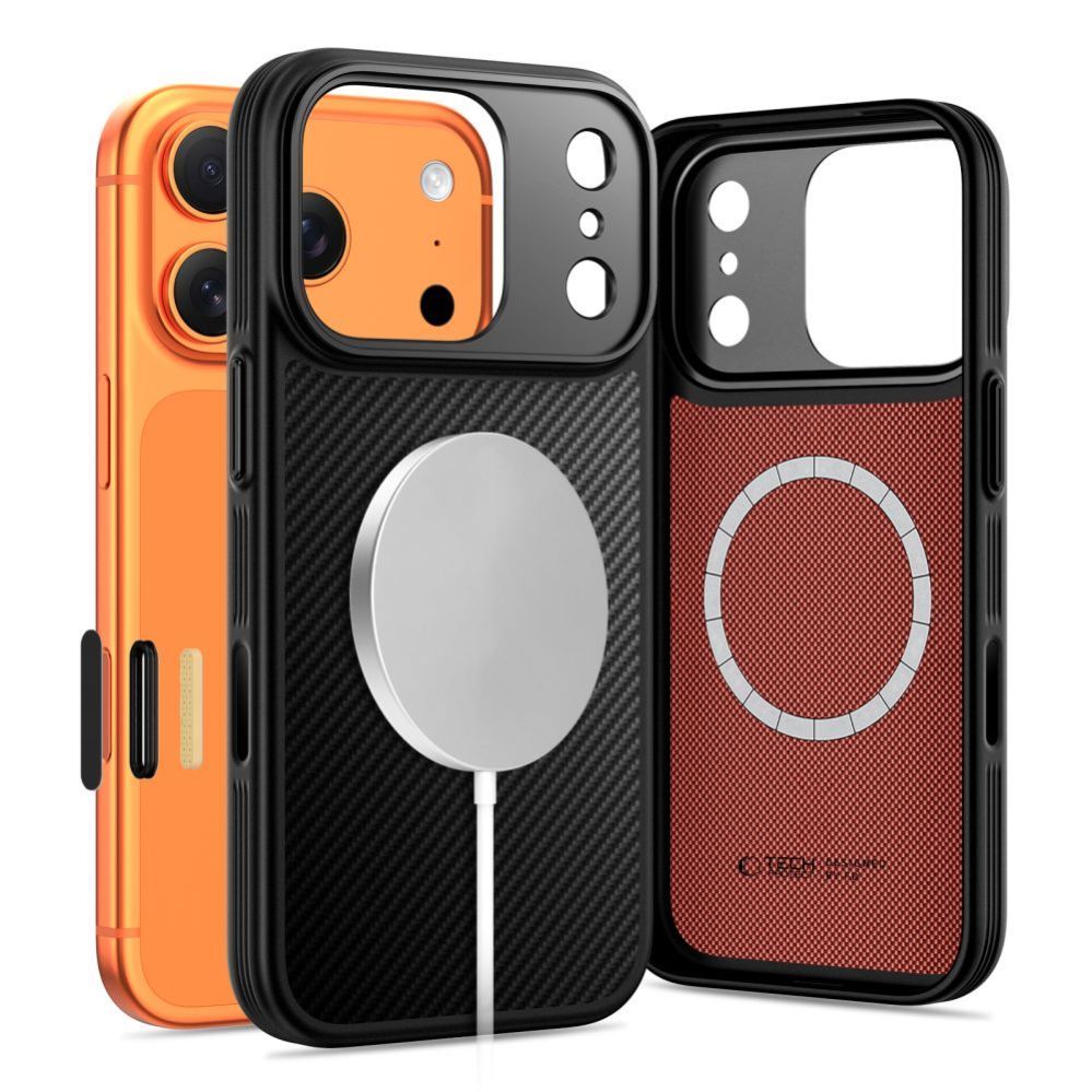 Citas preces Tech-Protect Tech-Protect Kevlar Aramid MagSafe case for iPhone 17 Pro Max - black