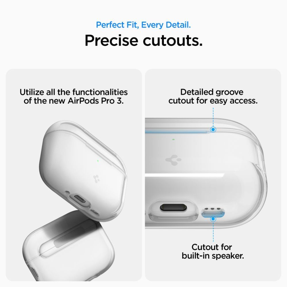 Muud kaubad Spigen Spigen Liquid Crystal Case for AirPods Pro 3 - Transparent