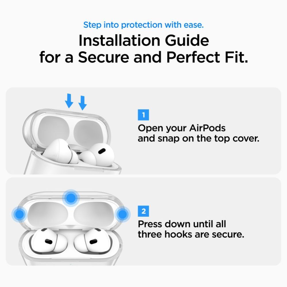 Muud kaubad Spigen Spigen Liquid Crystal Case for AirPods Pro 3 - Transparent