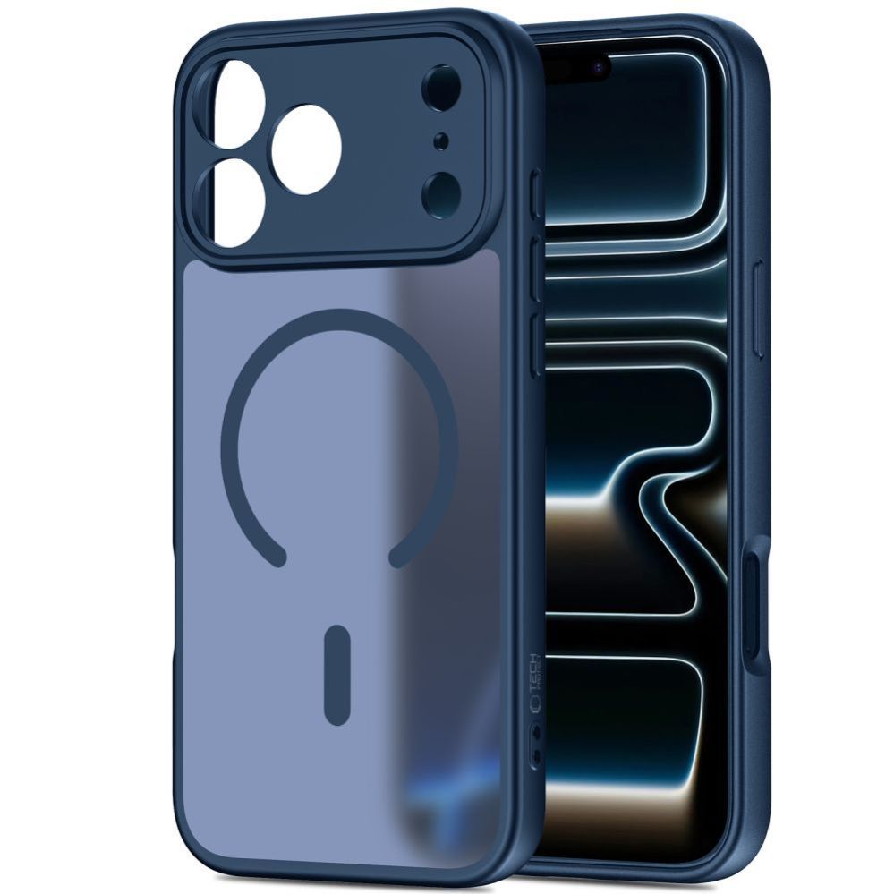 Citas preces Tech-Protect Tech-Protect BasicMag MagSafe Case for iPhone 17 Pro Max - Navy Blue
