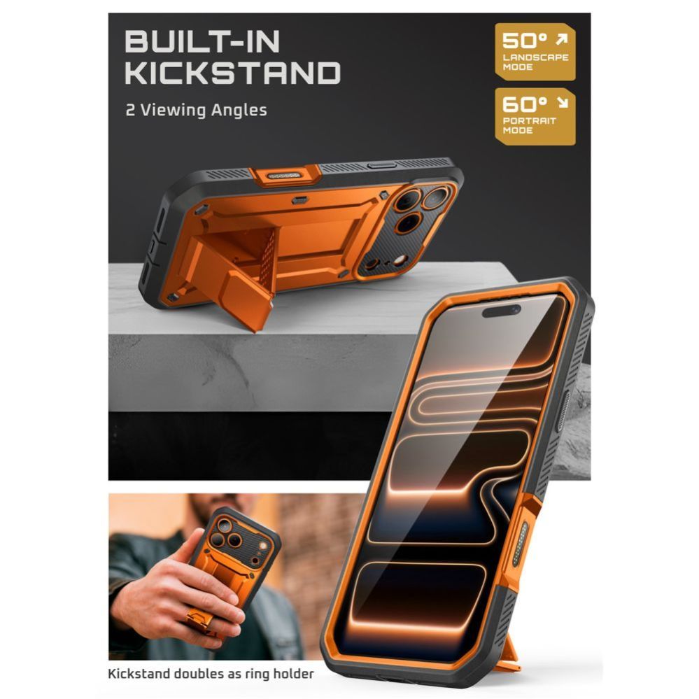 Muud kaubad Supcase Supcase Unicorn Beetle Pro Case for iPhone 17 Pro Max - Orange