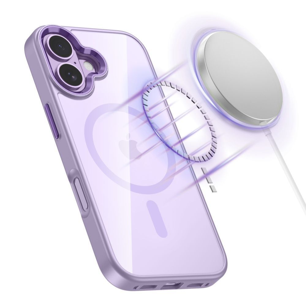Citas preces Tech-Protect Tech-Protect MagMat MagSafe Case for iPhone 17 - Transparent Purple