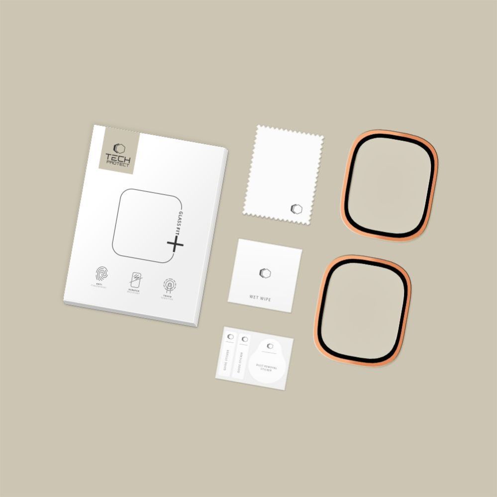 Muud kaubad Tech-Protect Tech-Protect 2-pack tempered glass for Apple Watch Ultra 49mm - orange
