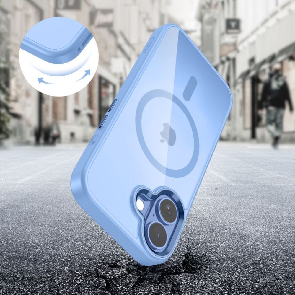 Other goods Tech-Protect Tech-Protect MagMat MagSafe Case for iPhone 17 - Transparent Blue