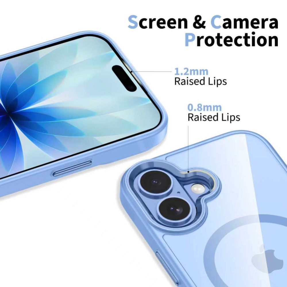Other goods Tech-Protect Tech-Protect MagMat MagSafe Case for iPhone 17 - Transparent Blue