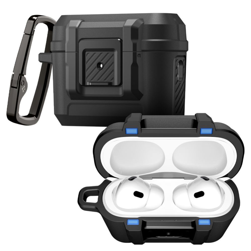 Citas preces Spigen Spigen Lock Fit Case for AirPods Pro 3 - Black