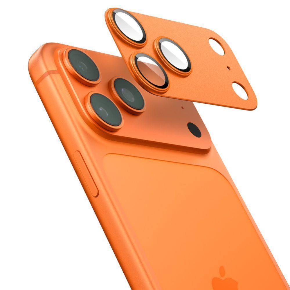 Muud kaubad Spigen Spigen Optik Pro XL Camera Lens Glass for iPhone 17 Pro Max - Orange