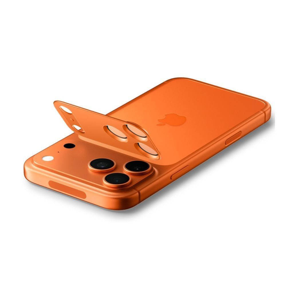 Muud kaubad Spigen Spigen Optik Pro XL Camera Lens Glass for iPhone 17 Pro Max - Orange