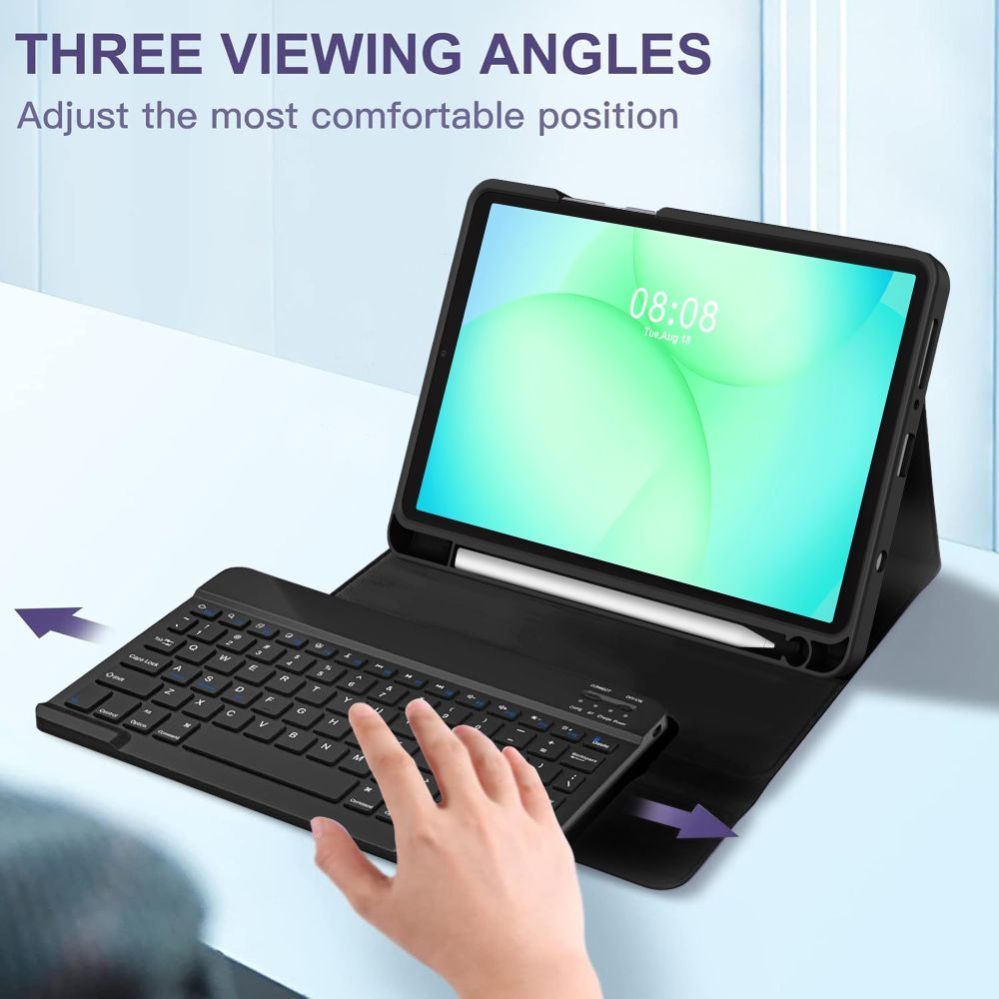 Citas preces Tech-Protect Tech-Protect SC Pen Case for Samsung Galaxy Tab A9 / A11 8.7 X110 / X115 / X133 / X135 - Black