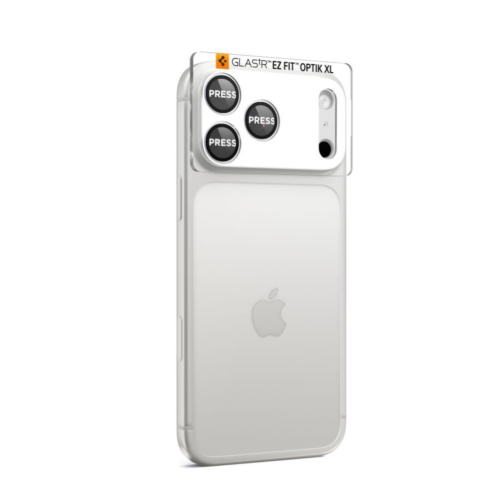 Muud kaubad Spigen Spigen Optik Pro XL Camera Lens Glass for iPhone 17 Pro Max - Silver