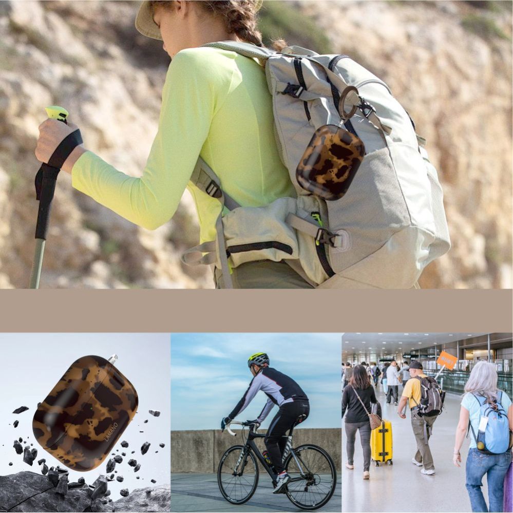 Muud kaubad Tech-Protect Tech-Protect Lamano case for AirPods Pro 3 - black and brown