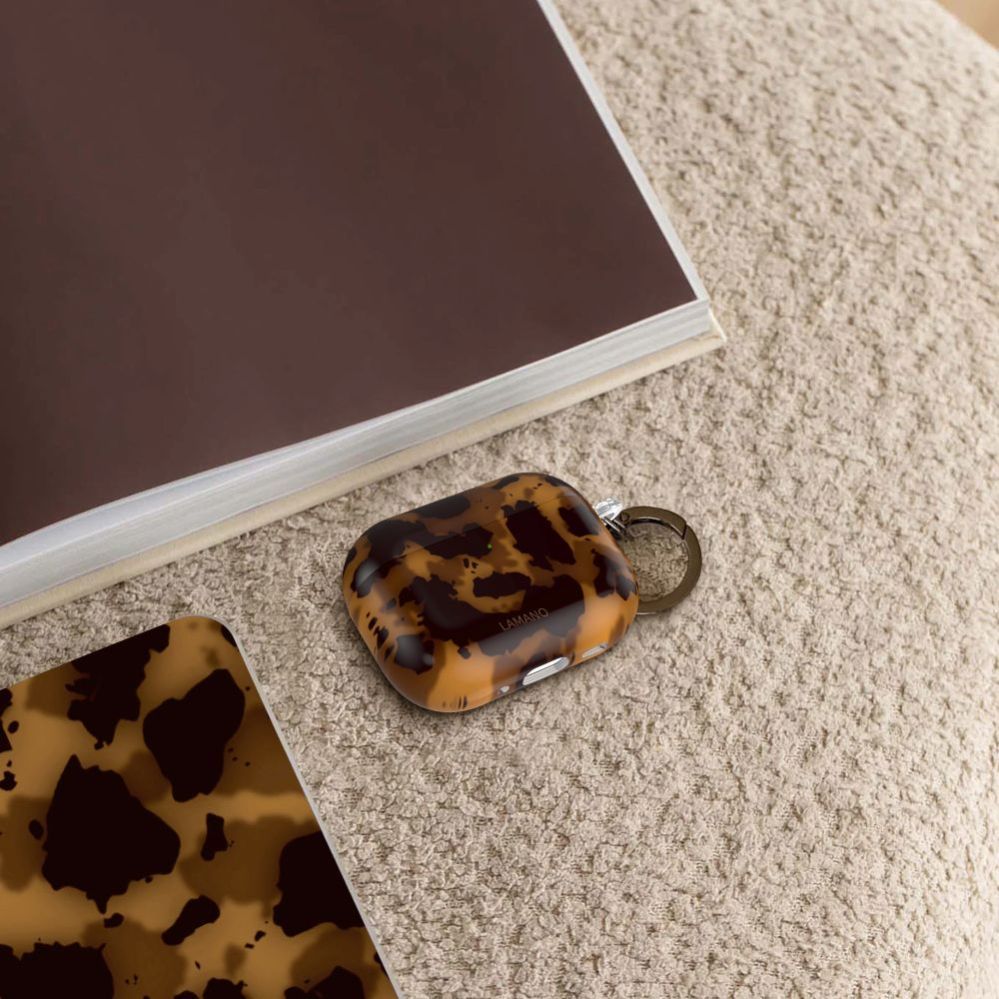 Muud kaubad Tech-Protect Tech-Protect Lamano case for AirPods Pro 3 - black and brown