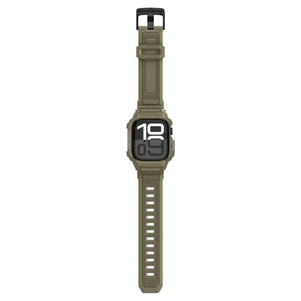 Muud kaubad Spigen Spigen Rugged Armor Pro Strap for Apple Watch 46mm - Green