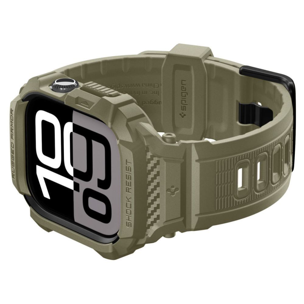 Muud kaubad Spigen Spigen Rugged Armor Pro Strap for Apple Watch 46mm - Green