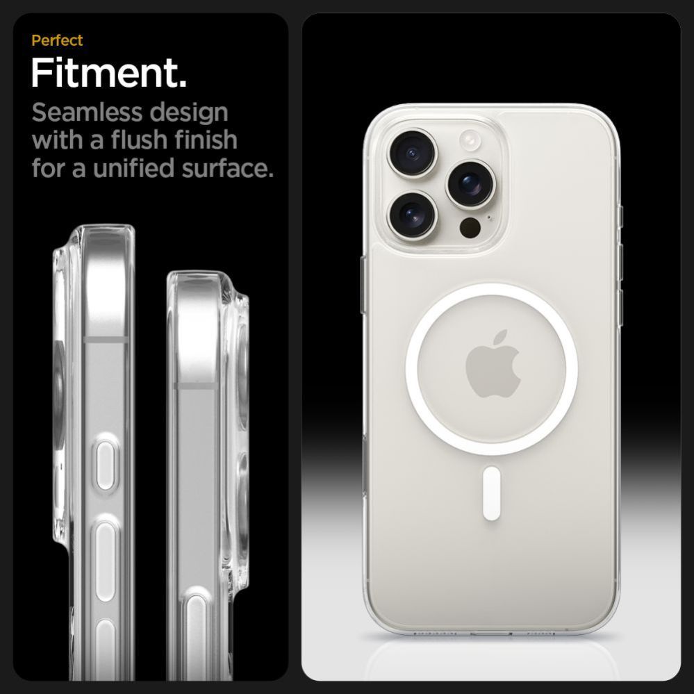 Muud kaubad Spigen Spigen Thin Fit MagSafe Case for iPhone 16 Pro - Clear and White