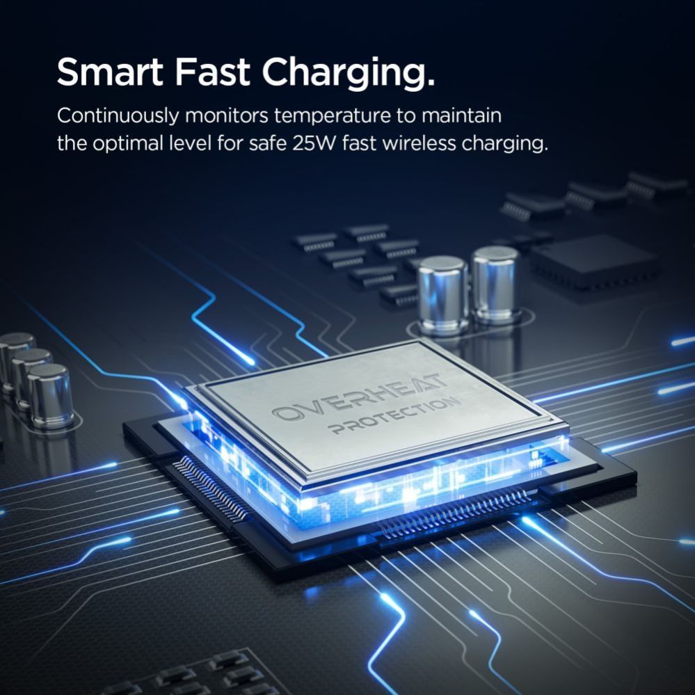 Muud kaubad Spigen Spigen Essential EV25MFAQ Magnetic MagSafe Car Air Vent Mount - Black