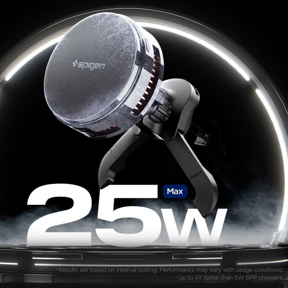 Muud kaubad Spigen Spigen Essential EV25MFAQ Magnetic MagSafe Car Air Vent Mount - Black