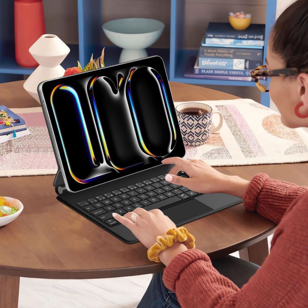 Citas preces Tech-Protect Tech-Protect SmartCase Magnetic for iPad Pro 11” 5/6 2024-2025 - Black