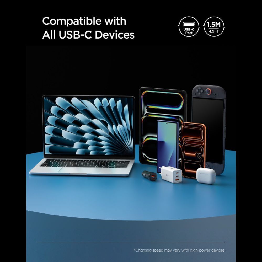 Muud kaubad Spigen Spigen EB10010CC 100W 100 cm Cable - Black