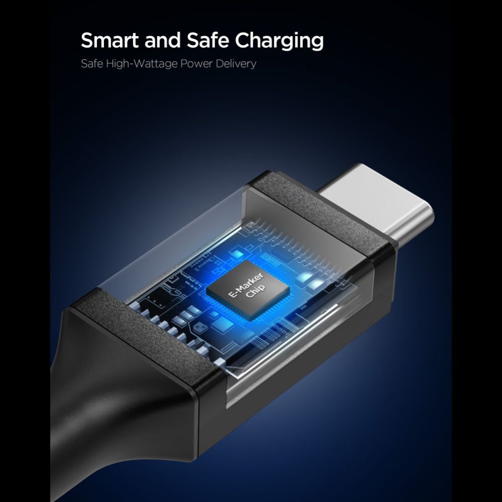 Muud kaubad Spigen Spigen EB10010CC 100W 100 cm Cable - Black