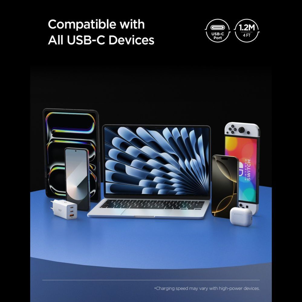 Citas preces Spigen Spigen EB24012CC USB-C Cable 240W 120cm - White