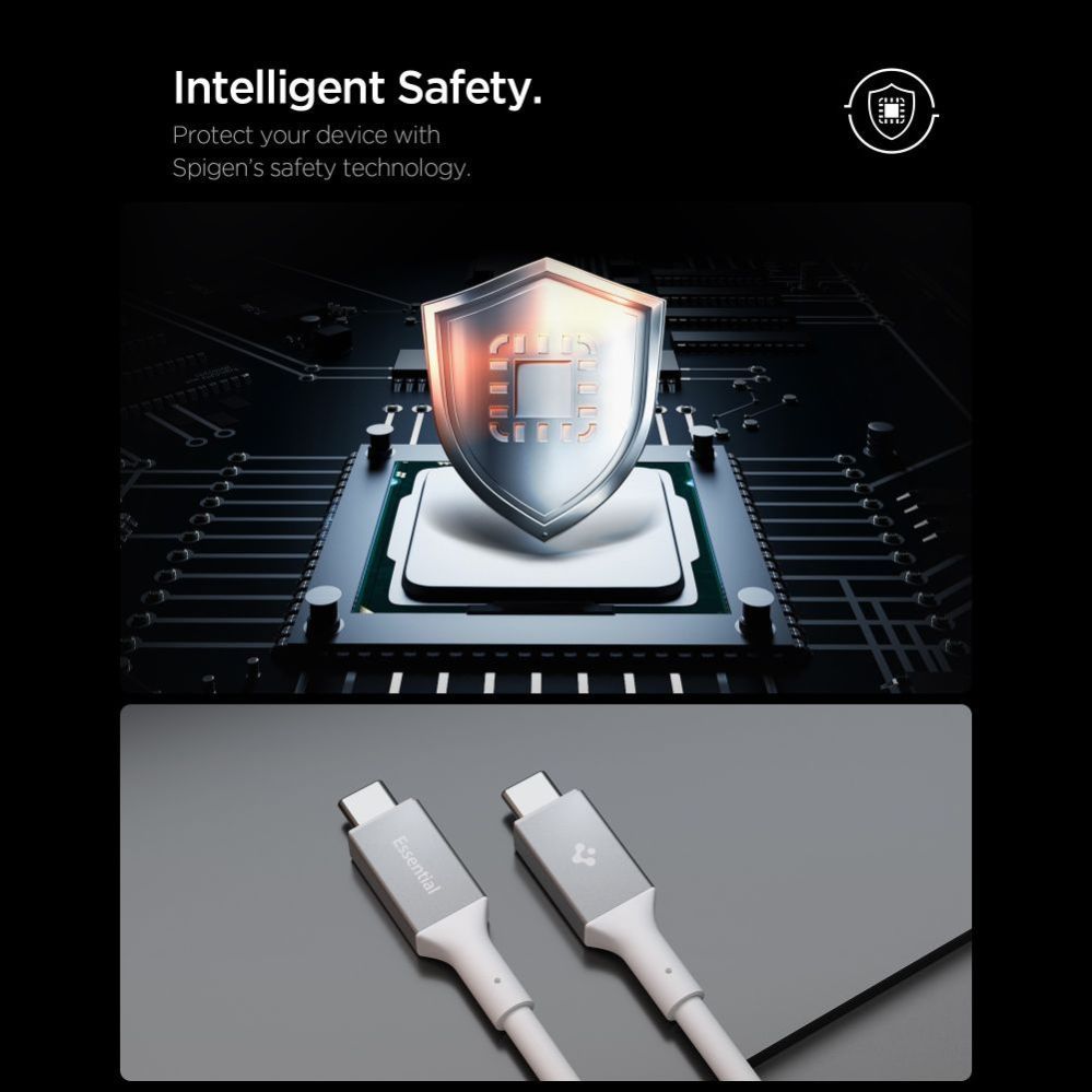 Citas preces Spigen Spigen EB24012CC USB-C Cable 240W 120cm - White