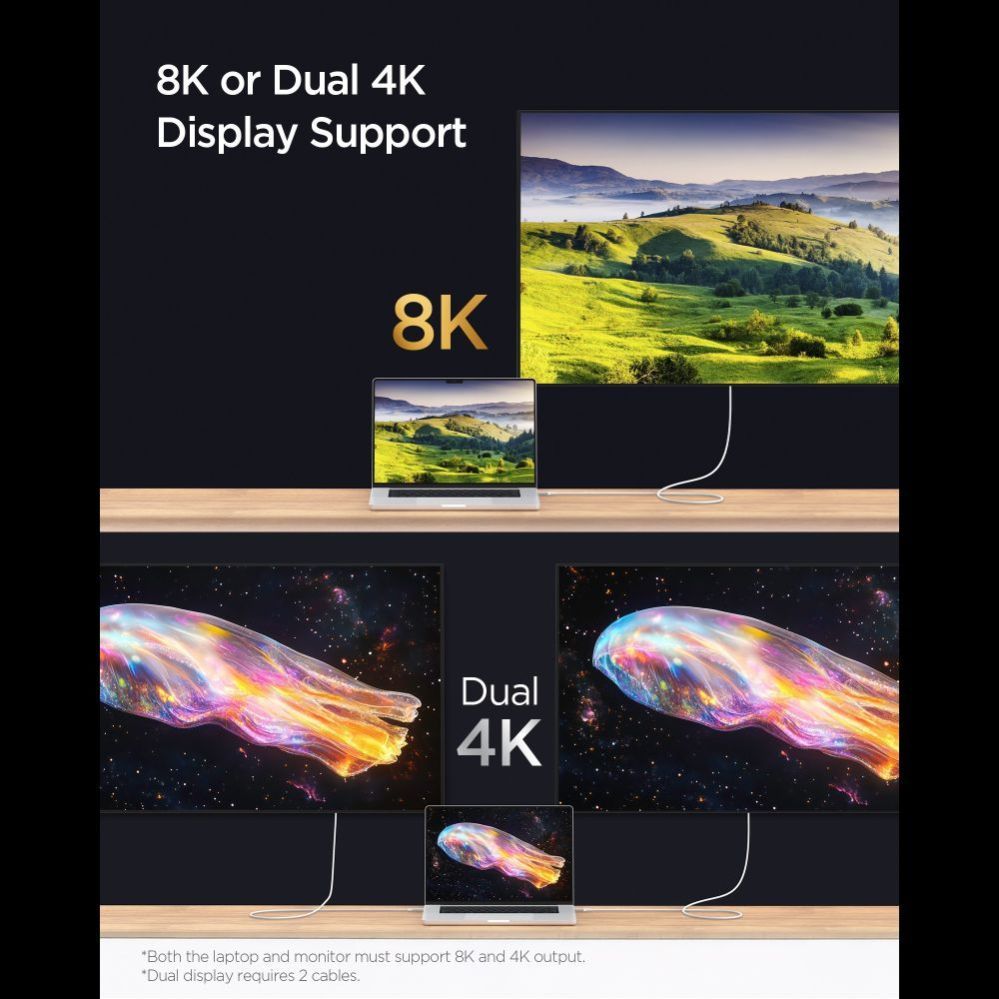 Citas preces Spigen Spigen EB24012CC USB-C Cable 240W 120cm - White