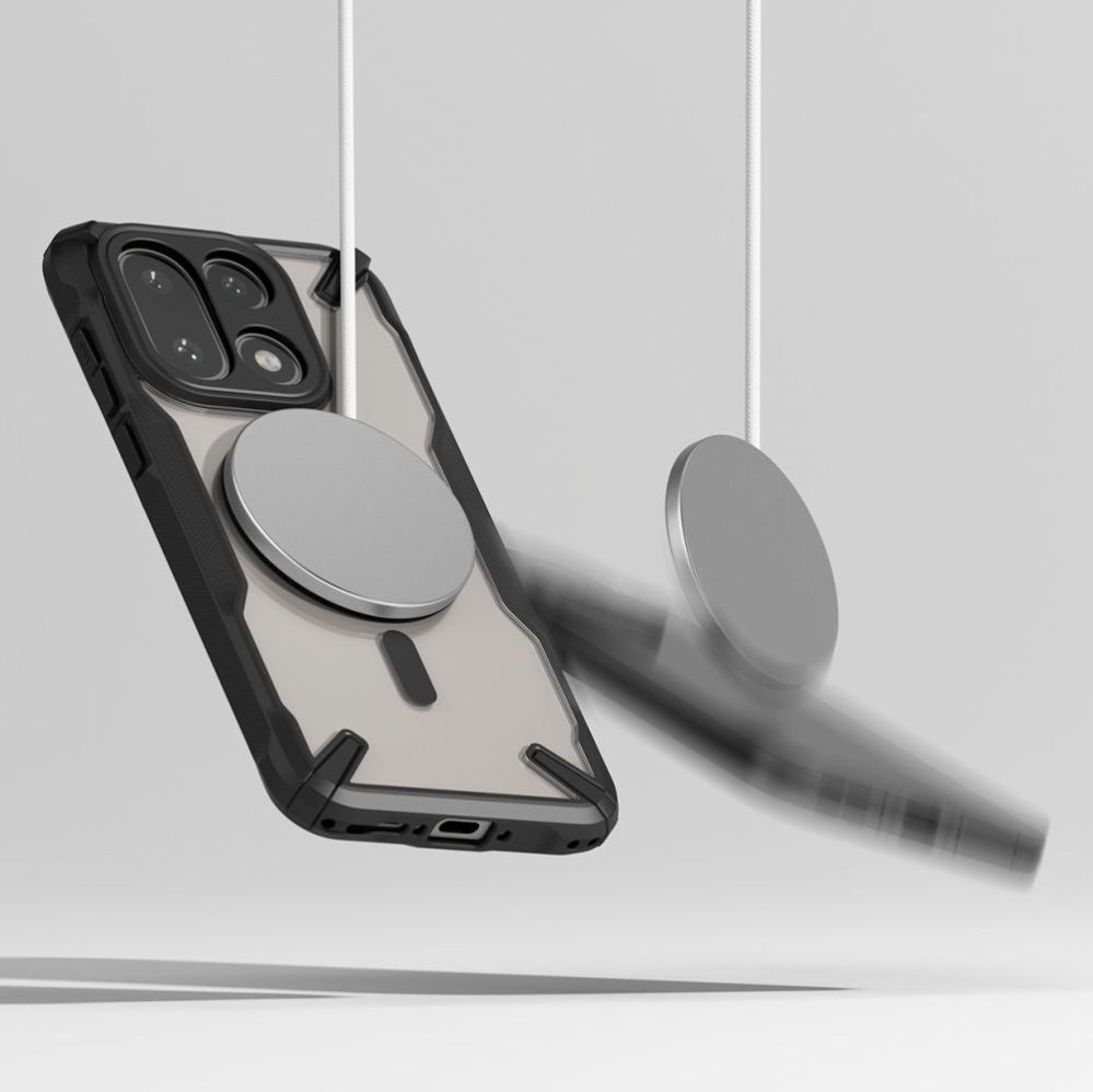 Citas preces Ringke Ringke Fusion X Magnetic MagSafe Case for OnePlus 15 - Clear Black
